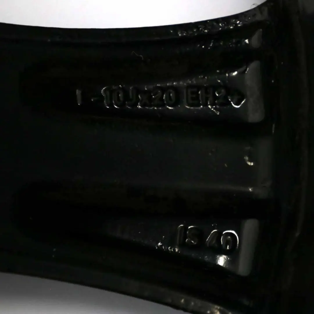 BMW X6 E71 Front Wheel Alloy Black Rim 20" Star Spoke 259 ET:40 10J - SKU 6778588-2 - Part number 6778588
