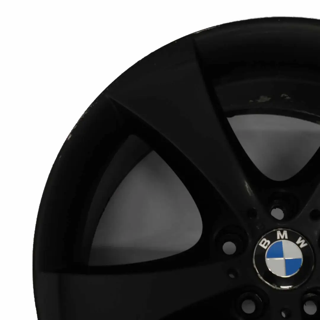 BMW X6 E71 Front Wheel Alloy Black Rim 20" Star Spoke 259 ET:40 10J - SKU 6778588-2 - Part number 6778588