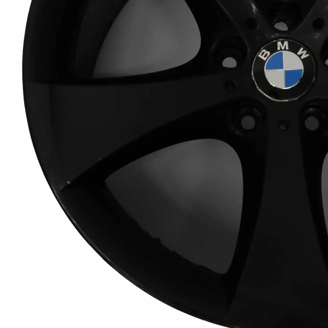 Front Wheel Alloy Black Rim 20" Star Spoke 259 ET:40 10J to BMW X6 E71 with Part number 6778588 BMW X6 E71 Front Wheel Alloy Black Rim 20" Star Spoke 259 ET:40 10J - SKU 6778588-2 - Part number 6778588