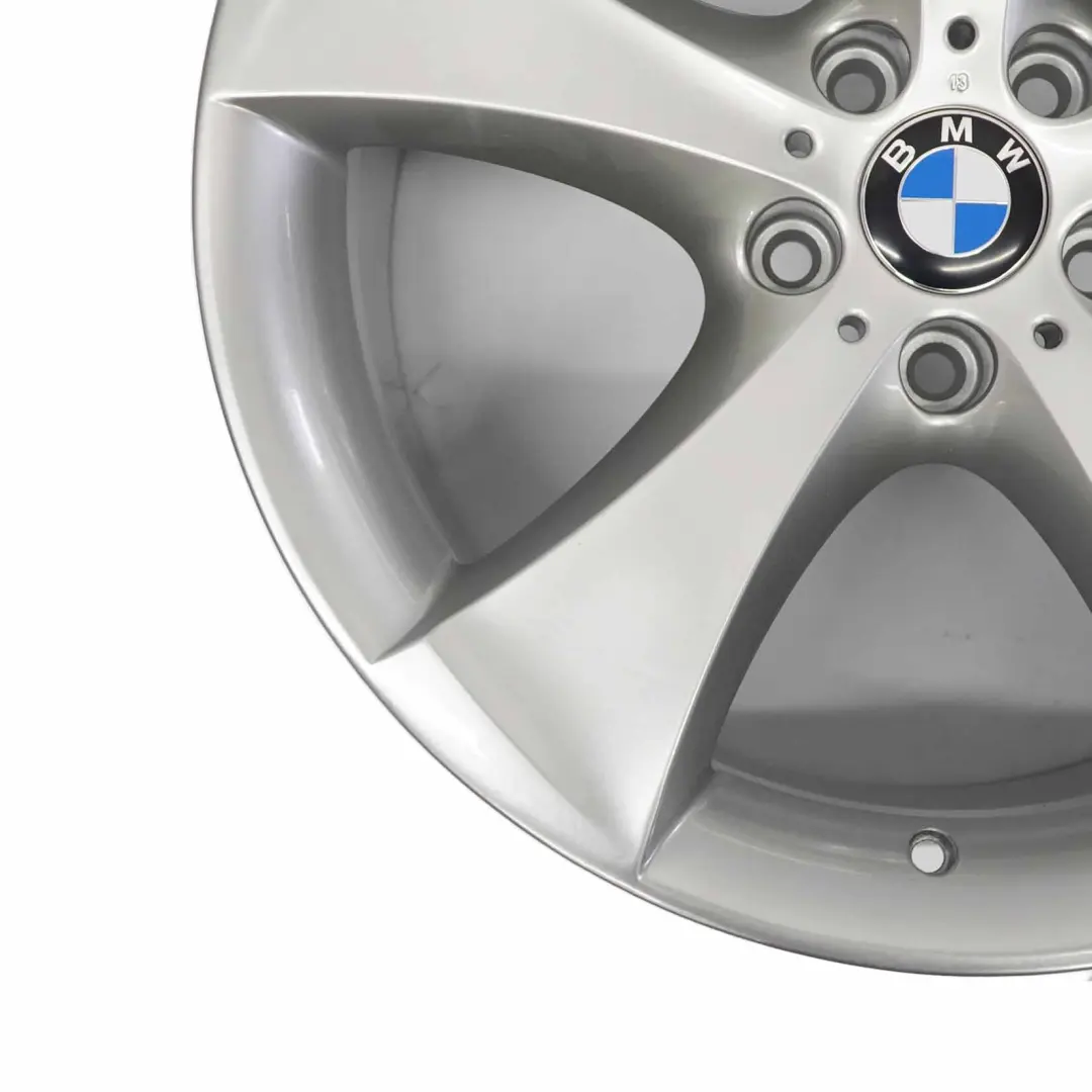 Front Wheel Alloy Silver Rim 20" Star Spoke 259 ET:40 10J to BMW X6 E71 with Part number 6778588 BMW X6 E71 Front Wheel Alloy Silver Rim 20" Star Spoke 259 ET:40 10J - SKU 6778588 - Part number 6778588