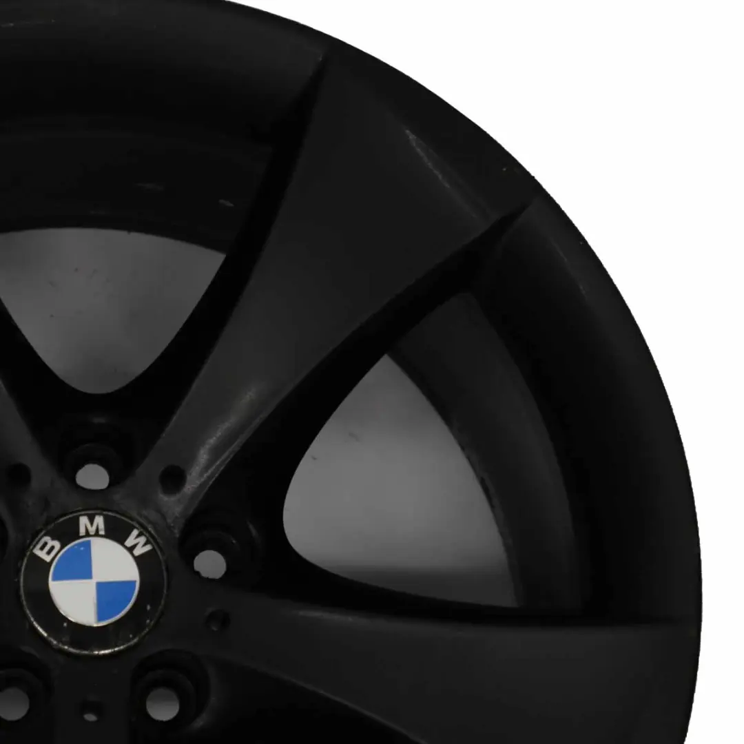 Alloy Black Rim 20" Star Spoke 259 ET:37 11J to BMW X6 E71 Rear Wheel with Part number 6778589 BMW X6 E71 Rear Wheel Alloy Black Rim 20" Star Spoke 259 ET:37 11J - SKU 6778589-1 - Part number 6778589