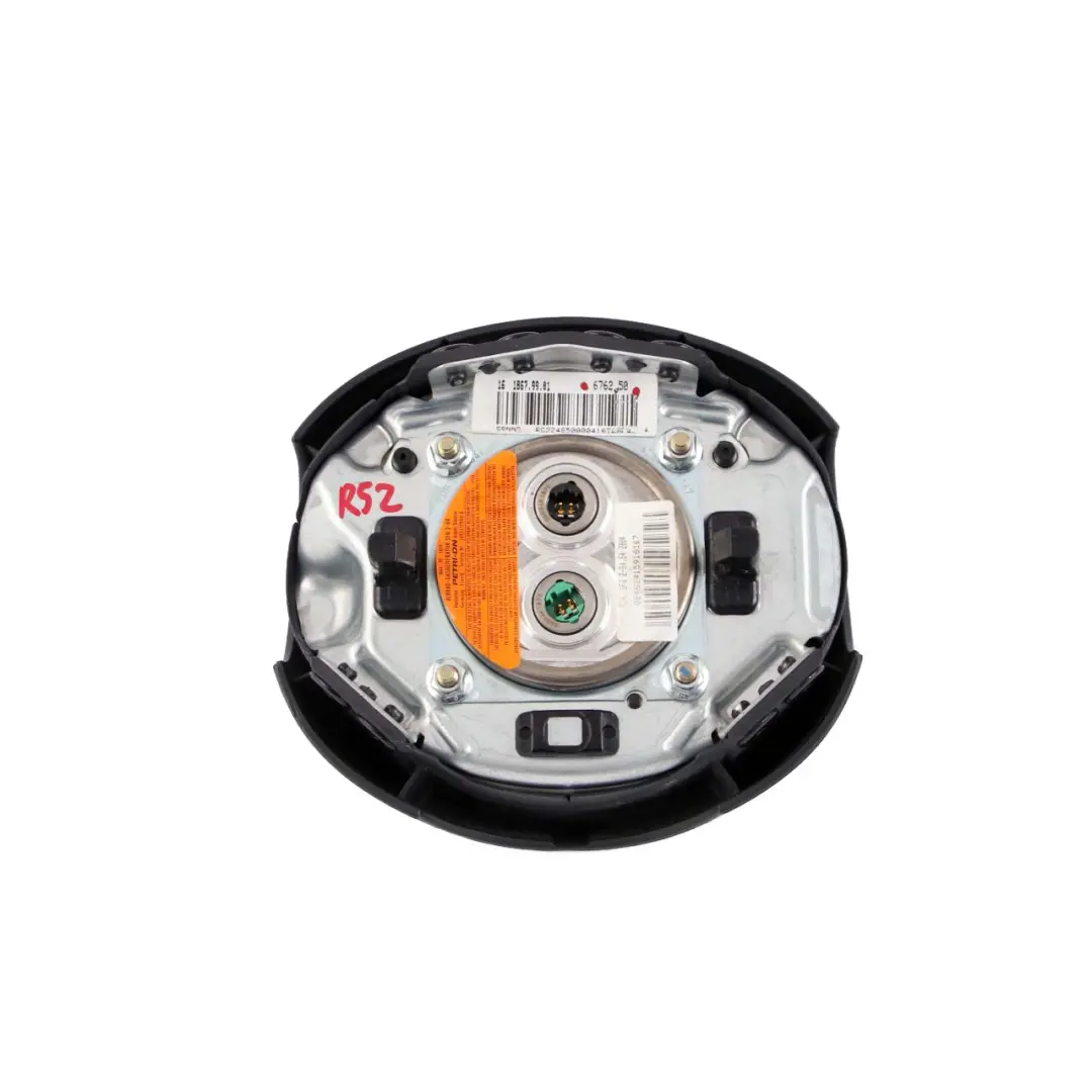 Steering Wheel Driver's Side Module 6762450 to Mini Cooper One R50 R52 R53 with Part number 6779258 Mini Cooper One R50 R52 R53 Steering Wheel Driver's Side Module 6762450 - SKU 6779258 - Part number 6779258