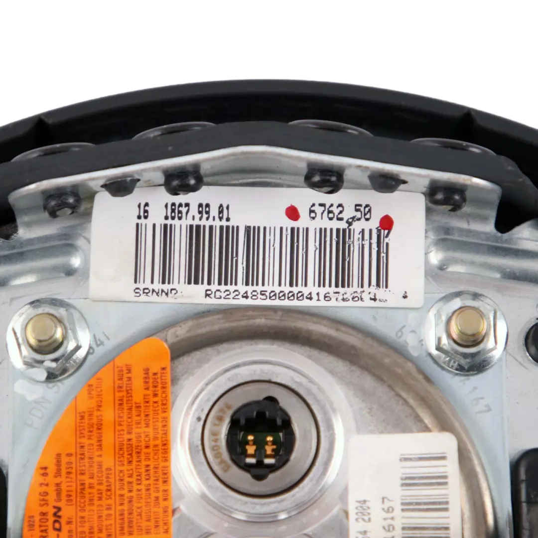 Module / Capuchon / Milieu de Volant Sport Airbag pour Mini Cooper One R50 R52 R53 à propos du numéro de pièce 6779258 Mini Cooper One R50 R52 R53 Module / Capuchon / Milieu de Volant Sport Airbag - SKU 6779258 - Numéro de pièce 6779258