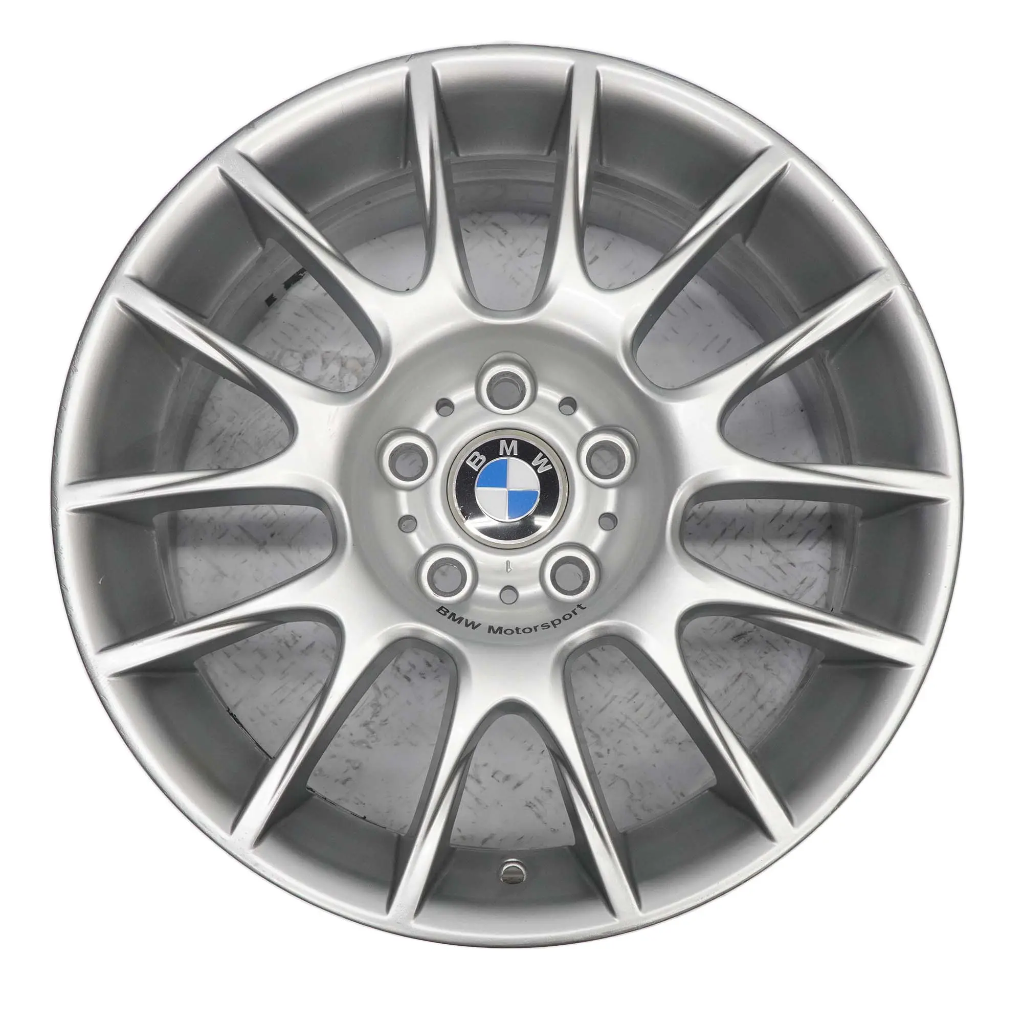BMW E81 E87 Jante En Alliage De Roue Argentée 18" ET:52 8,5J Radial Spoke 216