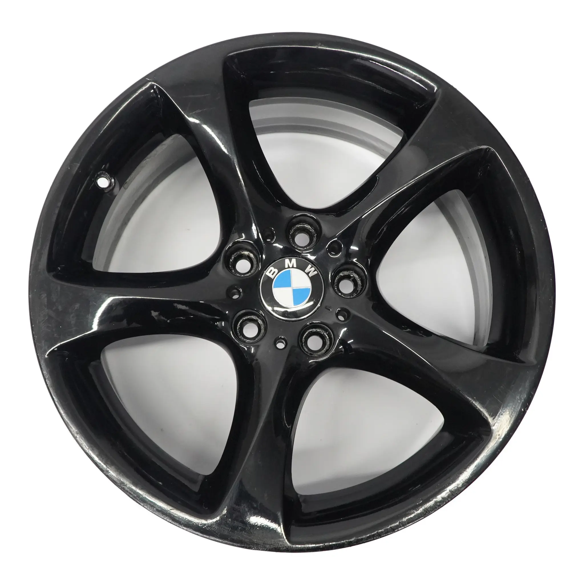BMW E90 E91 E92 Negro llanta trasera aleación 19" Star Spoke 9J ET:39 6779659