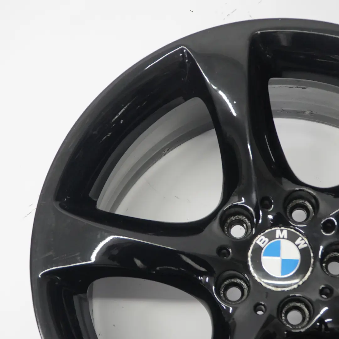 BMW E90 E91 E92 Negro llanta trasera aleación 19" Star Spoke 9J ET:39 - SKU 6779659-5 - Número de pieza 6779659