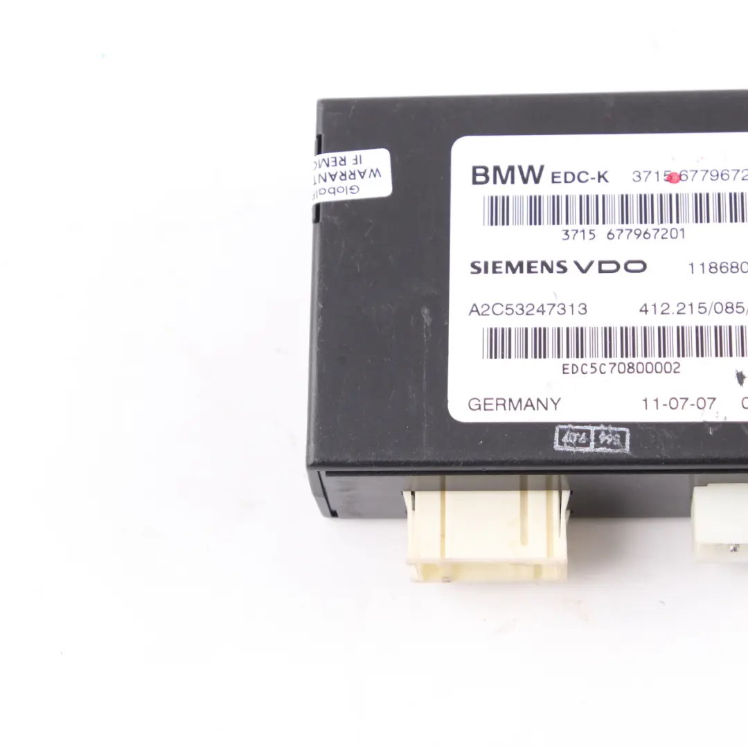BMW E60 M5 E63 M6 E65 EDC-K Control Unit Module ECU Rear Suspension - SKU 6779672 - Part number 6779672