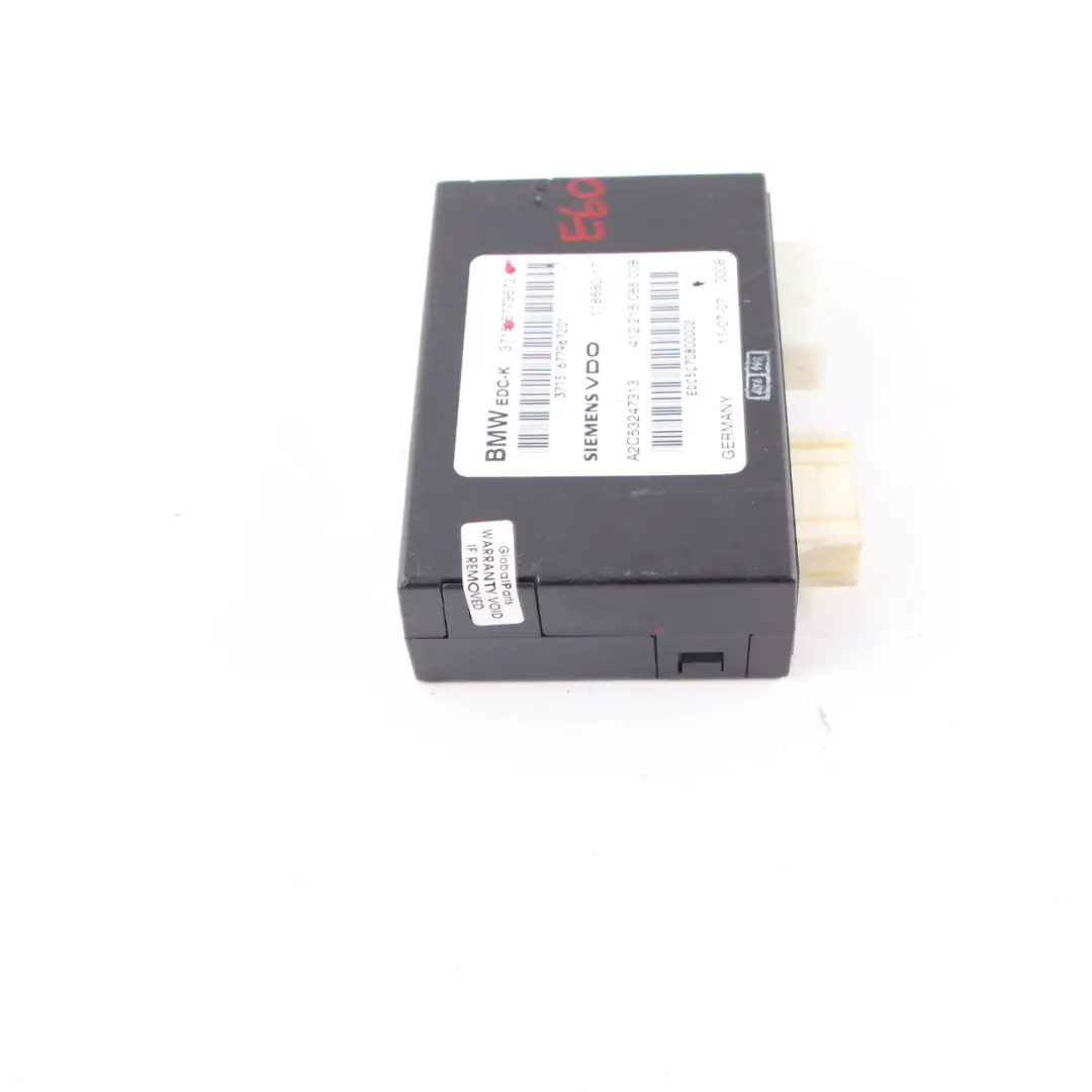 EDC-K Control Unit Module ECU Rear Suspension to BMW E60 M5 E63 M6 E65 with Part number 6779672 BMW E60 M5 E63 M6 E65 EDC-K Control Unit Module ECU Rear Suspension - SKU 6779672 - Part number 6779672