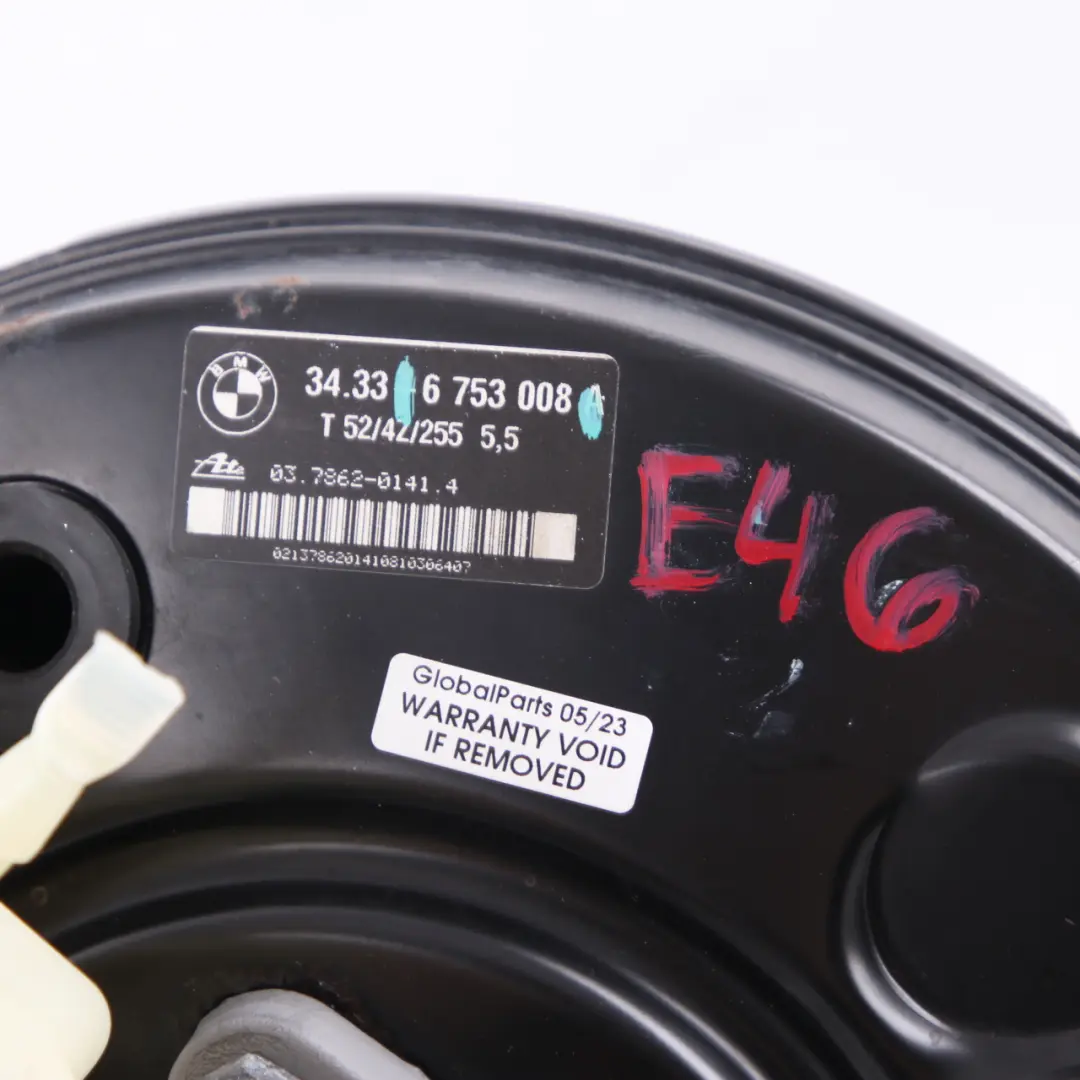 BMW E46 Servo Frein Maître Cylindre 6750798 6785666 6753008 - SKU 6779682 - Numéro de pièce 6779682