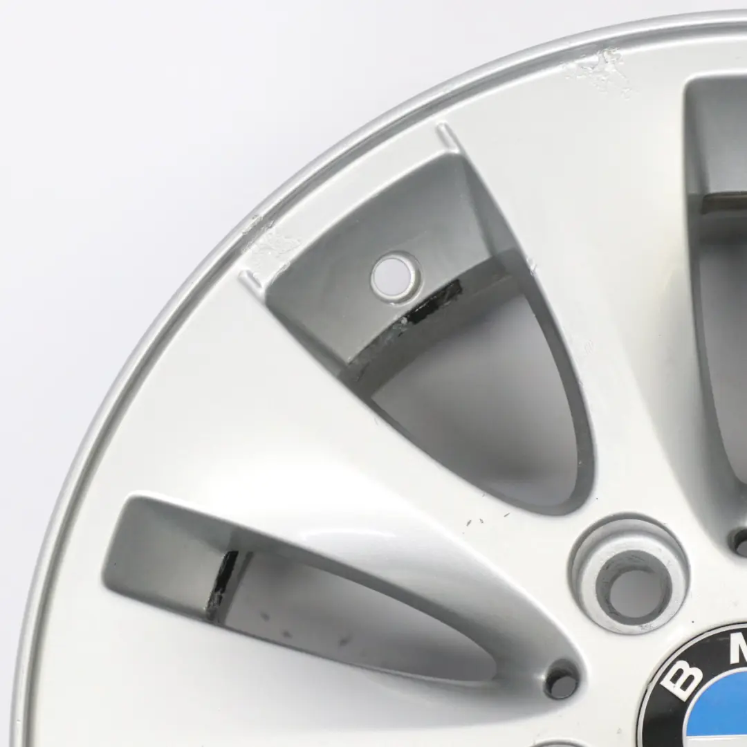 BMW E81 E87 Cerchio Ruota In Lega 16" Razze V 229 ET:42 6,5J Argento - SKU 6779786-3 - Numero di parte 6779786