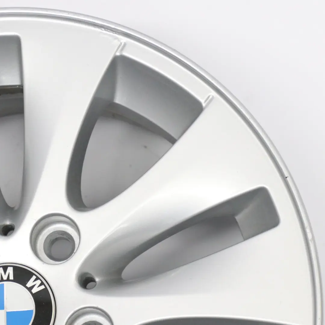 Rim Alloy 16" V-spoke 229 ET:42 6,5J Silver to BMW E81 E87 Wheel with Part number 6779786 BMW E81 E87 Wheel Rim Alloy 16" V-spoke 229 ET:42 6,5J Silver - SKU 6779786-3 - Part number 6779786