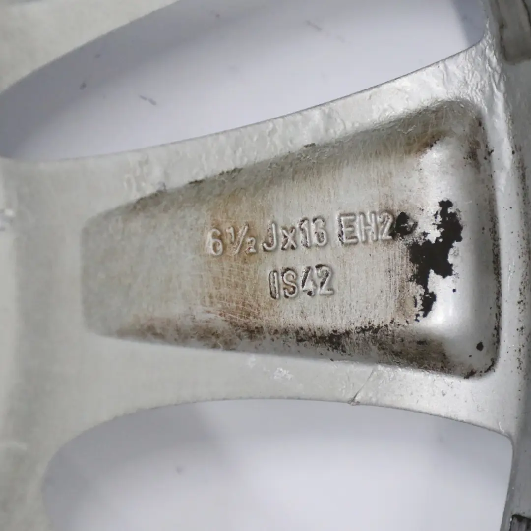 BMW E81 E87 Wheel Rim Alloy 16" V-spoke 229 ET:42 6,5J Silver - SKU 6779786-3 - Part number 6779786