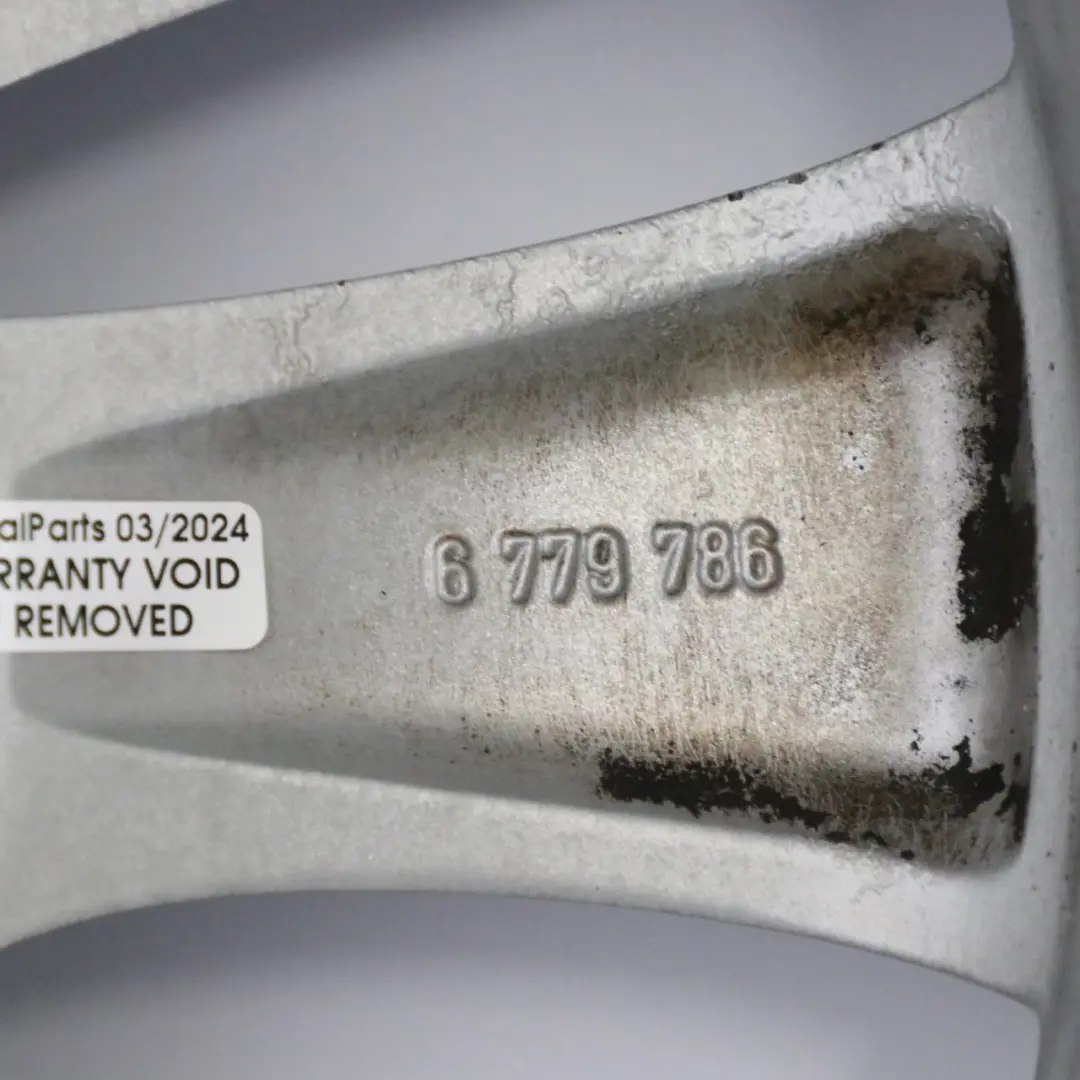 Rim Alloy 16" V-spoke 229 ET:42 6,5J Silver to BMW E81 E87 Wheel with Part number 6779786 BMW E81 E87 Wheel Rim Alloy 16" V-spoke 229 ET:42 6,5J Silver - SKU 6779786-3 - Part number 6779786