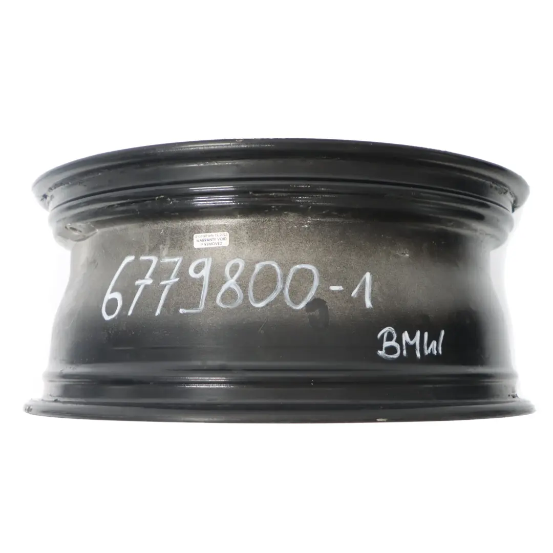 Jante alliage noire 18" Rayon étoile 264 7,5J ET:49 pour BMW E81 E87 LCI à propos du numéro de pièce 6779800 BMW E81 E87 LCI Jante alliage noire 18" Rayon étoile 264 7,5J ET:49 - SKU 6779800-1 - Numéro de pièce 6779800