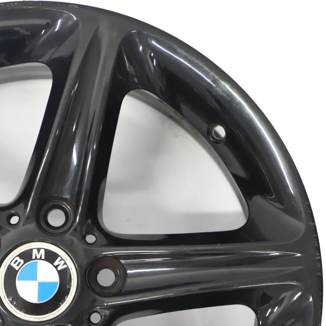 BMW E81 E87 LCI Jante alliage noire 18" Rayon étoile 264 7,5J ET:49 - SKU 6779800-1 - Numéro de pièce 6779800