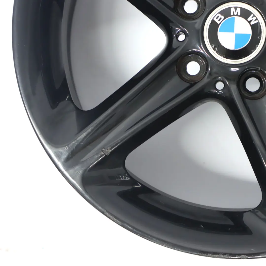 Llanta de aleación negra BMW E81 E87 LCI 18" Star Spoke 264 7,5J ET:49 para con número de pieza 6779800 Llanta de aleación negra BMW E81 E87 LCI 18" Star Spoke 264 7,5J ET:49 - SKU 6779800-1 - Número de pieza 6779800