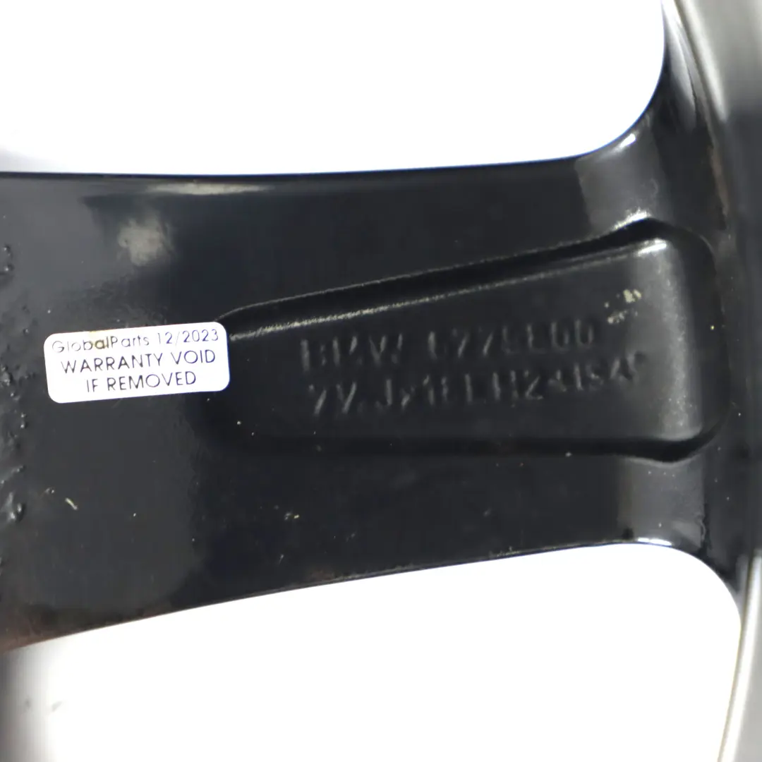BMW E81 E87 LCI Czarna Felga Aluminiowa 18" 7,5J ET:49 - SKU 6779800-2 - Numer Części 6779800