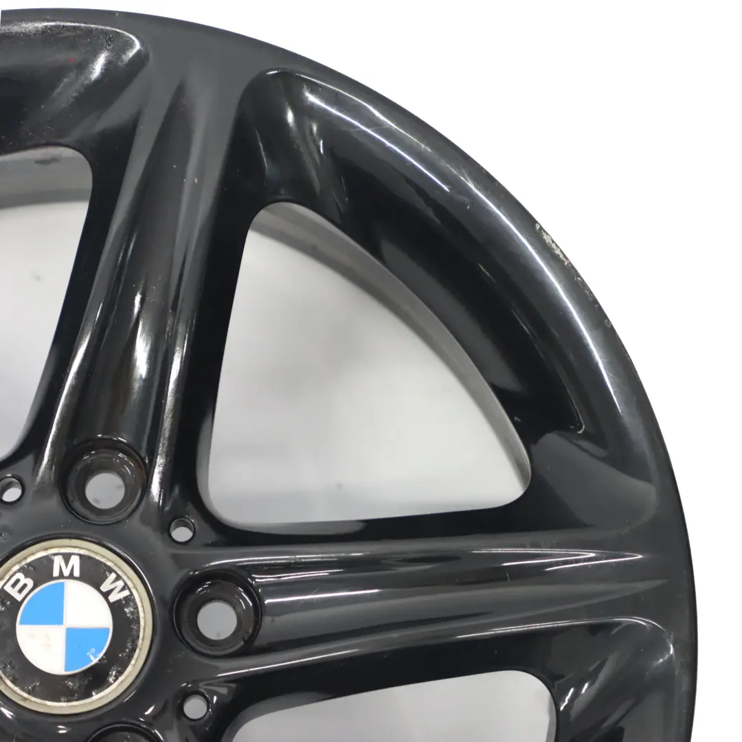 BMW E81 E87 LCI Jante alliage noire 18" Rayon étoile 264 7,5J ET:49 - SKU 6779800-2 - Numéro de pièce 6779800