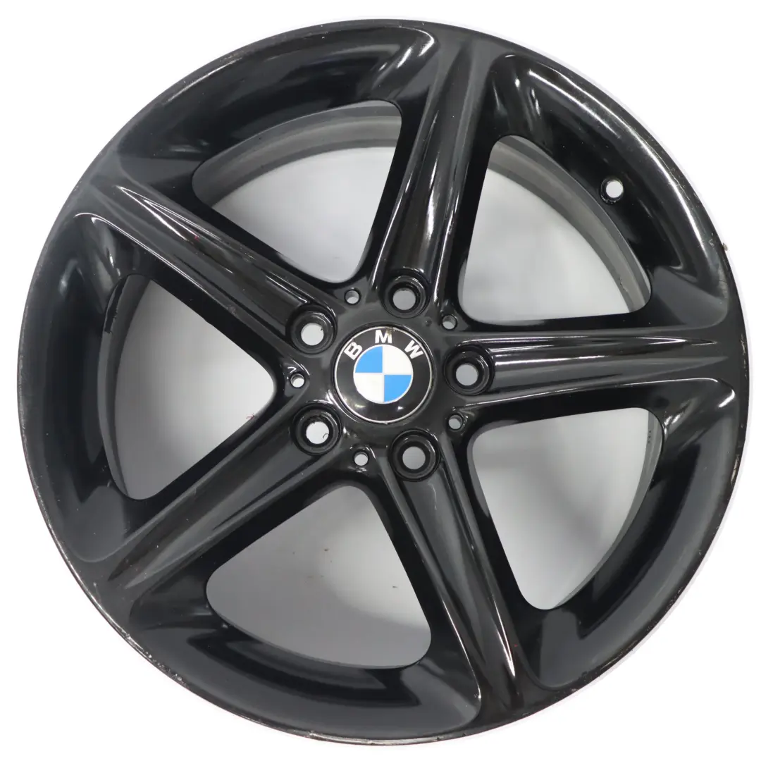 Alloy Wheel Rim 18" Star Spoke 264 8,5J ET:52 to BMW E81 E87 LCI Black with Part number 6779803 BMW E81 E87 LCI Black Alloy Wheel Rim 18" Star Spoke 264 8,5J ET:52 - SKU 6779803-1 - Part number 6779803