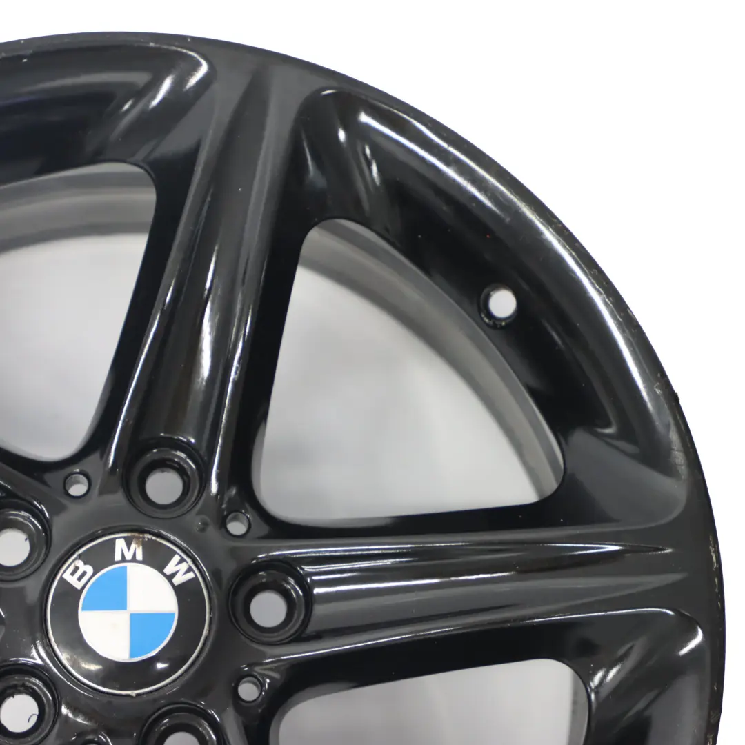 Schwarz Leicht metall felge 18" Sternspeiche 8,5J ET:52 für BMW E81 E87 LCI mit Teilenummer 6779803 BMW E81 E87 LCI Schwarz Leicht metall felge 18" Sternspeiche 8,5J ET:52 - SKU 6779803-1 - Teilenummer 6779803