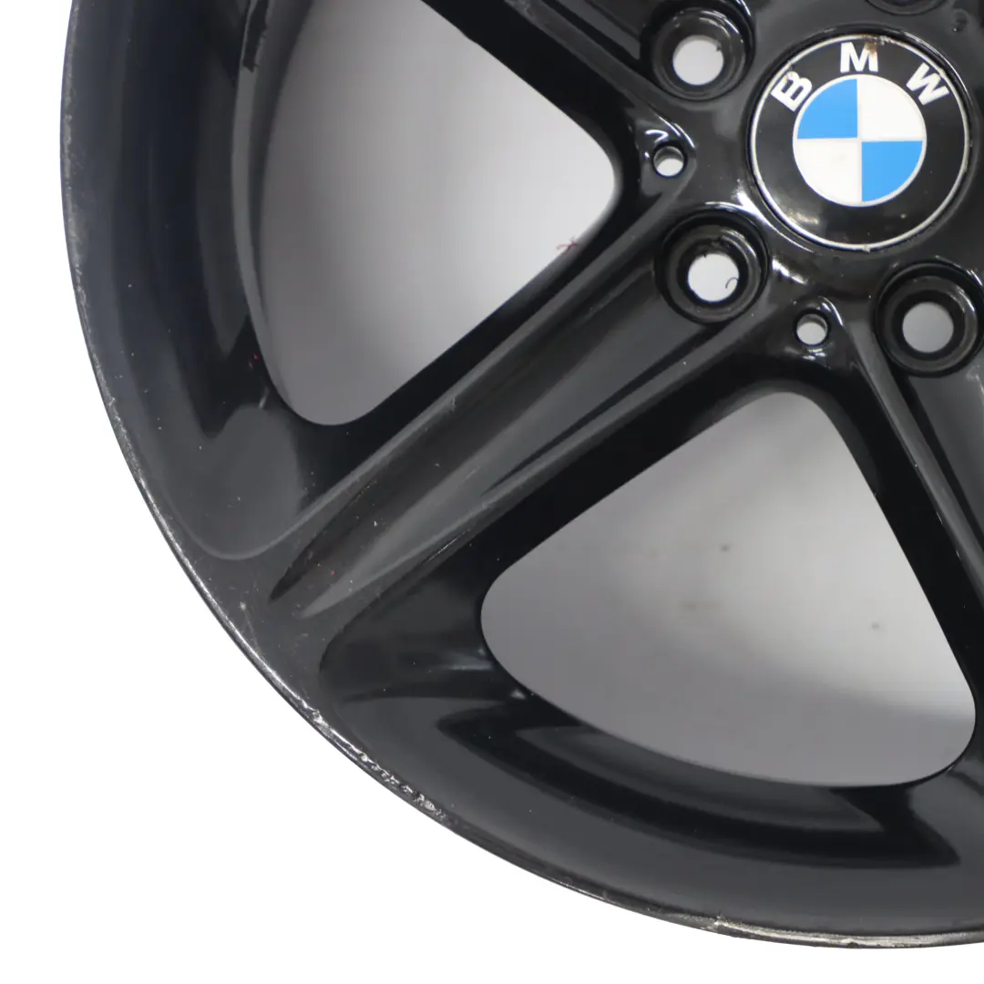 Alloy Wheel Rim 18" Star Spoke 264 8,5J ET:52 to BMW E81 E87 LCI Black with Part number 6779803 BMW E81 E87 LCI Black Alloy Wheel Rim 18" Star Spoke 264 8,5J ET:52 - SKU 6779803-1 - Part number 6779803