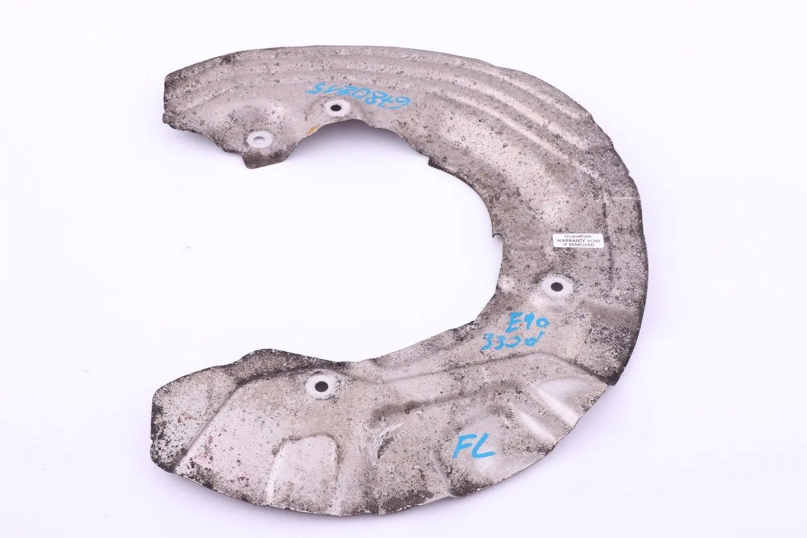 BMW E81 E87 E90 E91 Tapa de Protección Disco de Freno Delantero Izquierdo