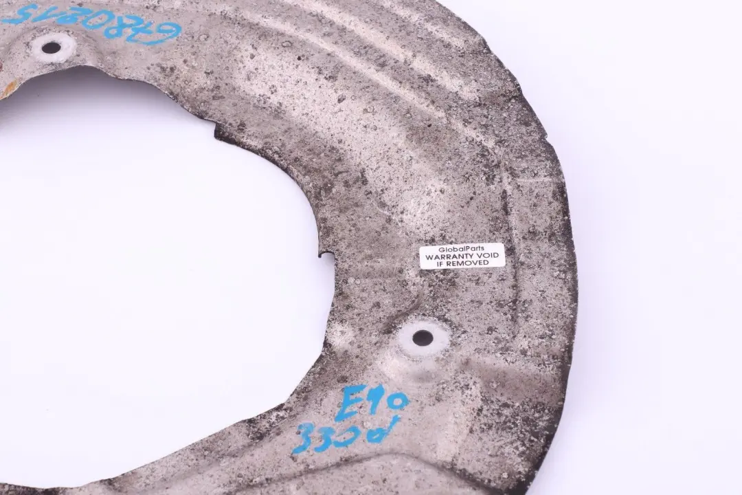 Lewa Osłona Tarczy Hamulcowej do BMW E81 E87 E90 E91 o numerze 6780215 BMW E81 E87 E90 E91 Lewa Osłona Tarczy Hamulcowej - SKU 6780215 - Numer Części 6780215