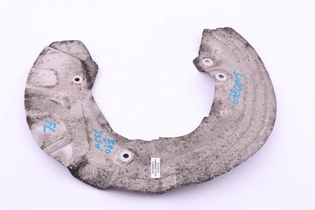 Protection Cover Plate Brake Disc Front Left N/S to BMW 1 3 Series E81 E87 E90 E91 with Part number 6780215 BMW 1 3 Series E81 E87 E90 E91 Protection Cover Plate Brake Disc Front Left N/S - SKU 6780215 - Part number 6780215