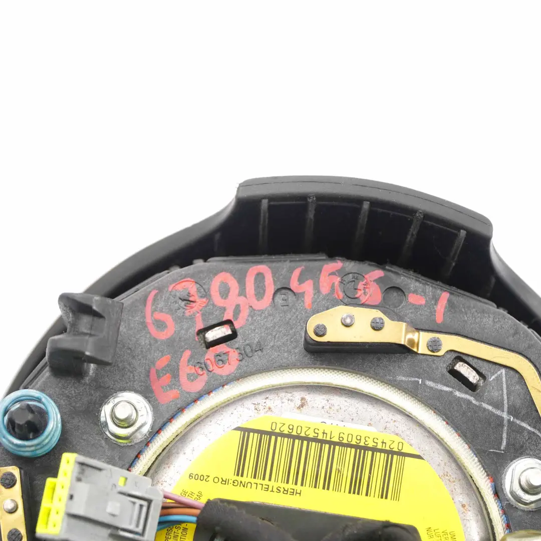 Steering Wheel Driver's Side Airbag Module M Sport to BMW E60 E61 with Part number 6780456 BMW E60 E61 Steering Wheel Driver's Side Airbag Module M Sport - SKU 6780456-1 - Part number 6780456