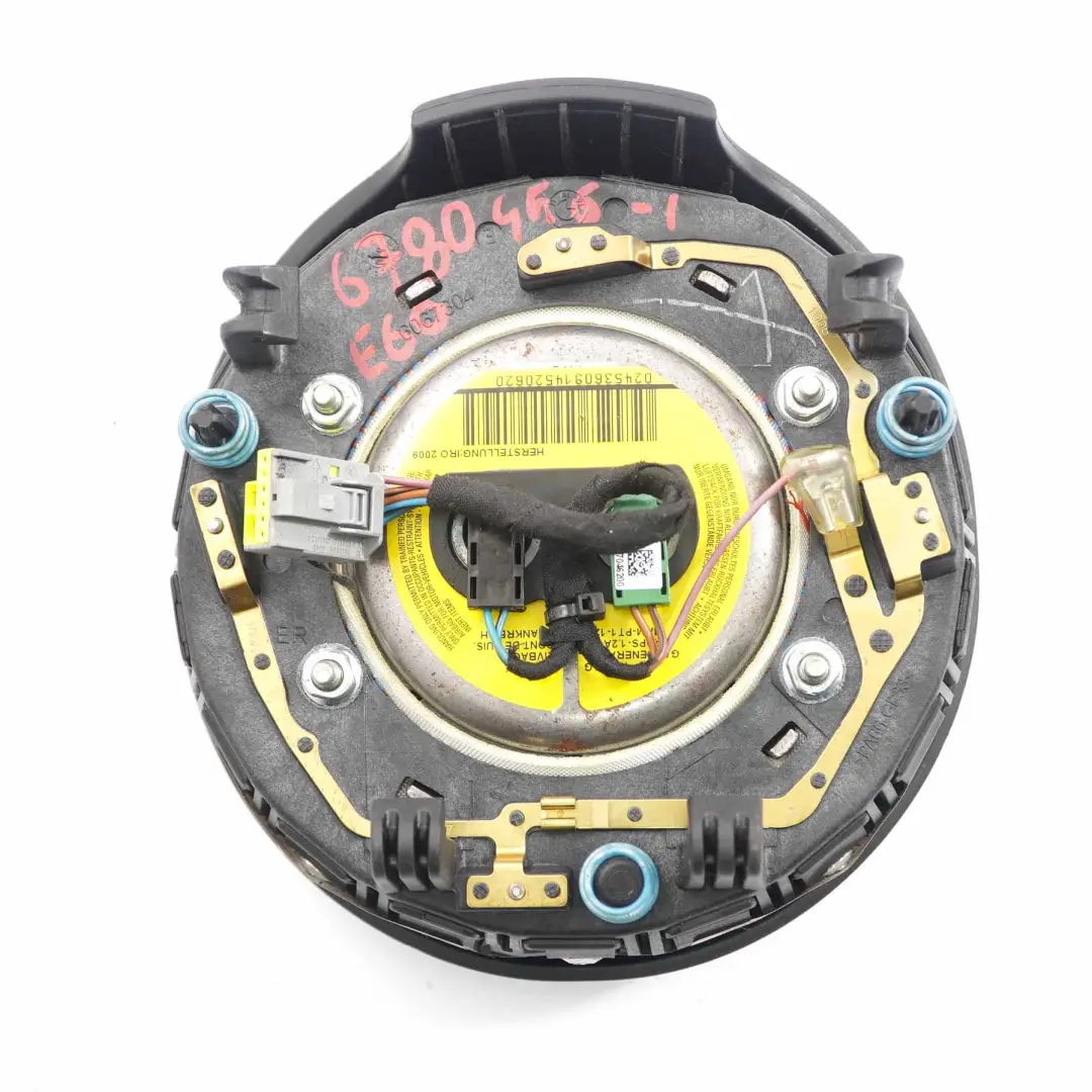 Steering Wheel Driver's Side Airbag Module M Sport to BMW E60 E61 with Part number 6780456 BMW E60 E61 Steering Wheel Driver's Side Airbag Module M Sport - SKU 6780456-1 - Part number 6780456