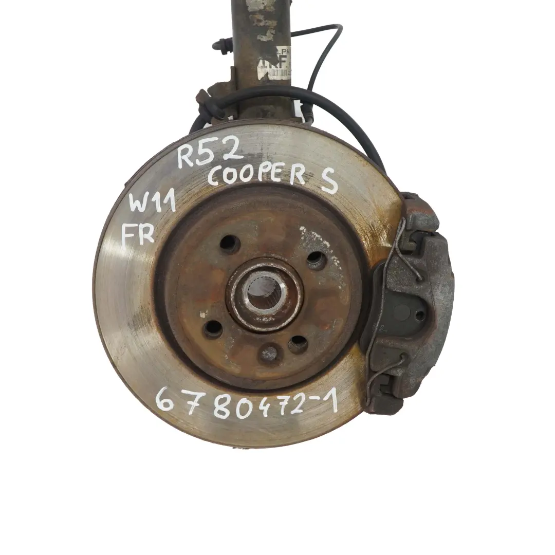 Droit Suspension Jambe Frein Disque Moyeu Roue pour Mini R52 Cabrio W11 Avant à propos du numéro de pièce 6780472 Mini R52 Cabrio W11 Avant Droit Suspension Jambe Frein Disque Moyeu Roue - SKU 6780472-1 - Numéro de pièce 6780472