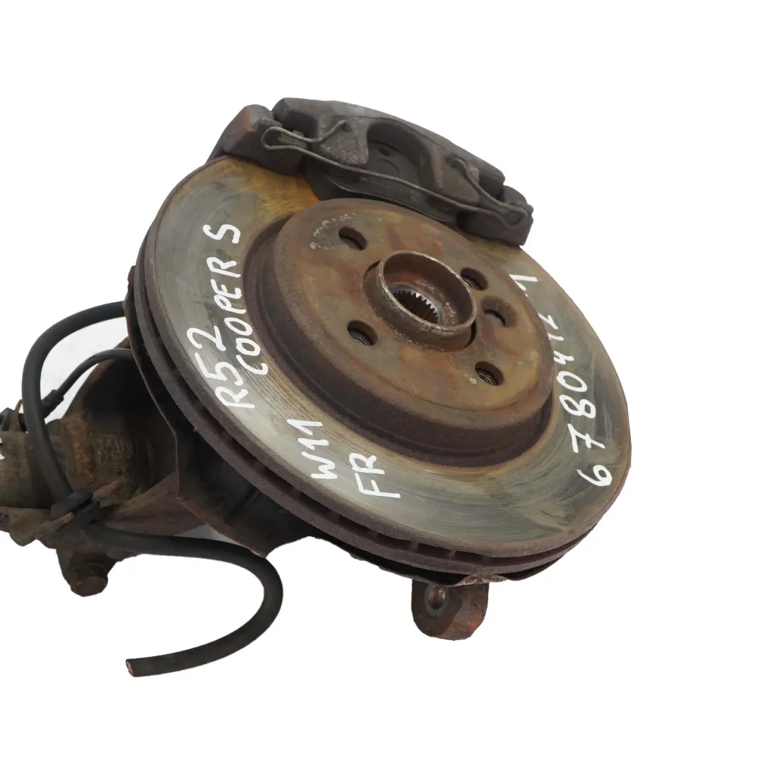Buje Rueda Mini R52 Cooper W11 Delantero Derecho Suspension Pata de Freno Disco para con número de pieza 6780472 Buje Rueda Mini R52 Cooper W11 Delantero Derecho Suspension Pata de Freno Disco - SKU 6780472-1 - Número de pieza 6780472