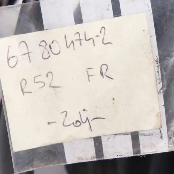 Amortiguador De muelle delantero izquierdo 6763129 para Mini R52 Cabrio W10 con número de pieza 6780474 Mini R52 Cabrio W10 Amortiguador De muelle delantero izquierdo 6763129 - SKU 6780474-2 - Número de pieza 6780474