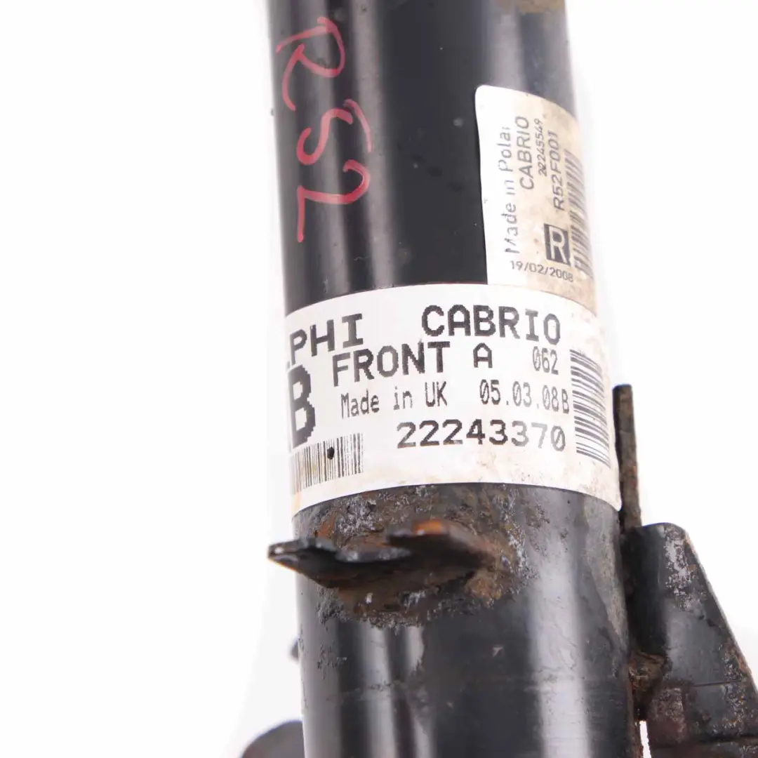 Strut Mini R52 Cabrio W10 Front Right O/S Shock Absorber to Spring with Part number 6780474 Spring Strut Mini R52 Cabrio W10 Front Right O/S Shock Absorber - SKU 6780474-2 - Part number 6780474