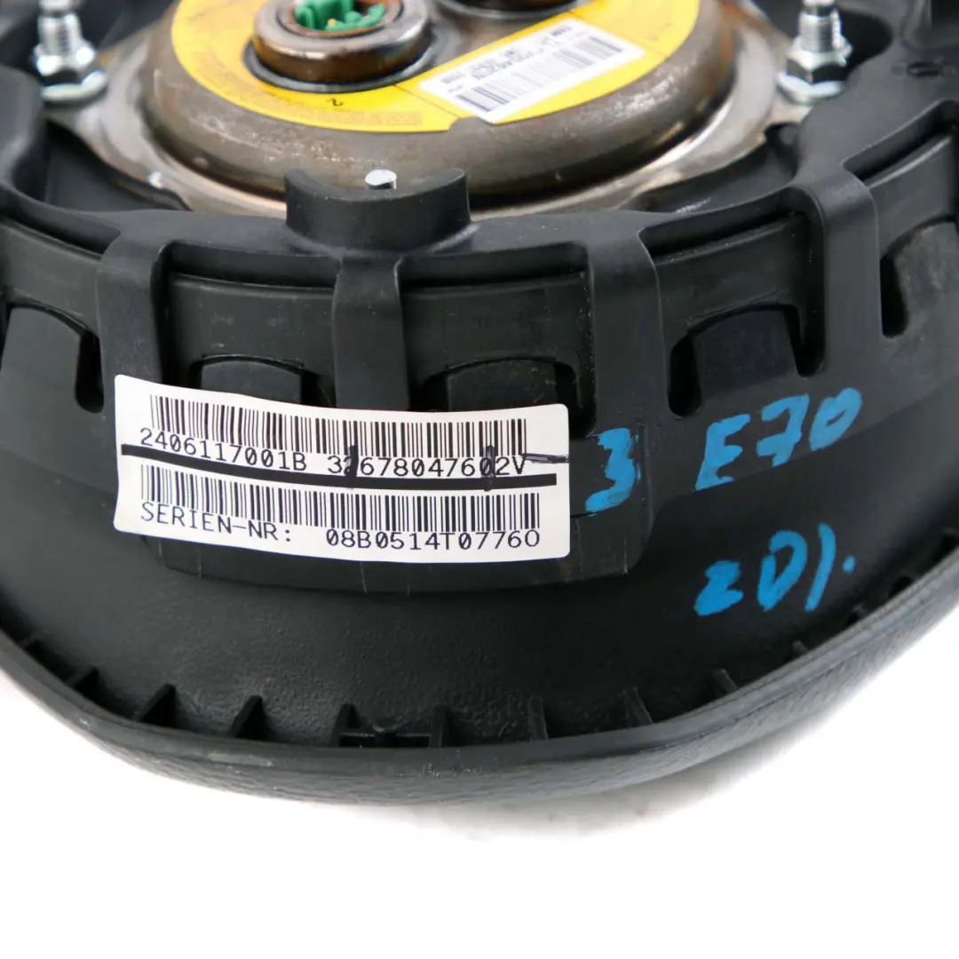 Steering Wheel Air Module Bag Driver's Side to BMW X5 Series E70 3 with Part number 6780476 BMW X5 Series E70 3 Steering Wheel Air Module Bag Driver's Side - SKU 6780476-3 - Part number 6780476