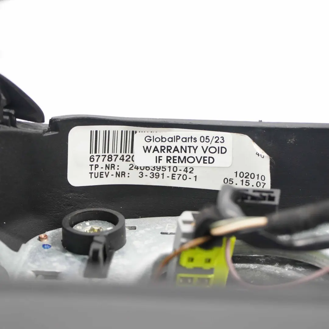 BMW X5 E70 NUEVO volante de cuero negro M-tricolored Hilos 6778742 - SKU 6780542-1 - Número de pieza 6780542