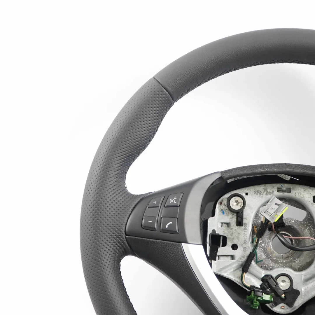 BMW X5 E70 E70N LCI NEW Black Leather Sport Steering Wheel Black Threads - SKU 6780544-2 - Part number 6780544