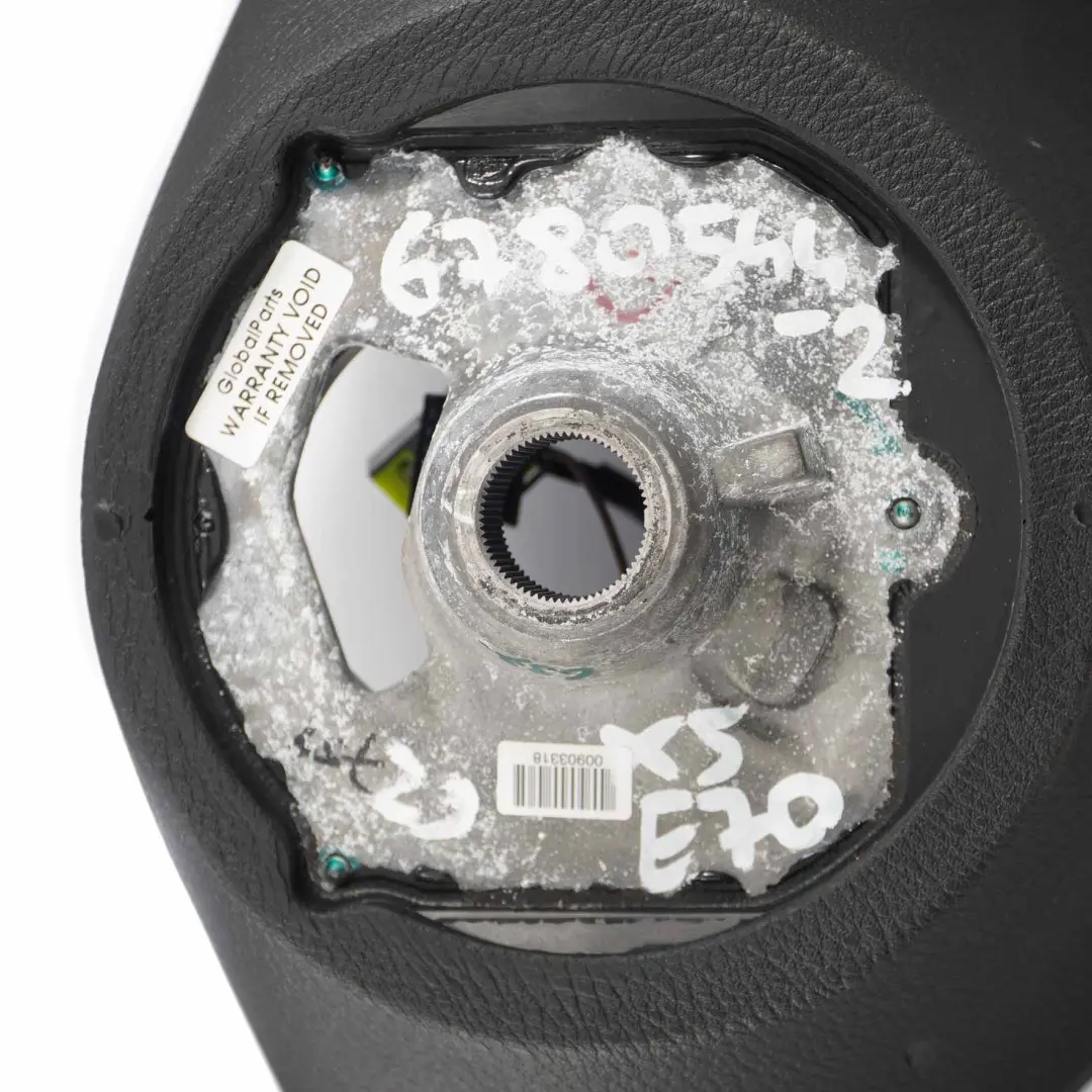 BMW X5 E70 E70N LCI NUEVO Volante deportivo De cuero negro Hilos negros - SKU 6780544-2 - Número de pieza 6780544