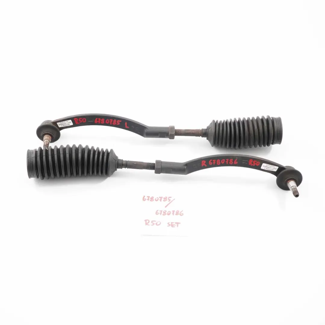 MINI Cooper R50 R52 R53 Steering Linkage Tie Rod Left Right N/O/S Set - SKU 6780785/6780786 - Part number 6780785