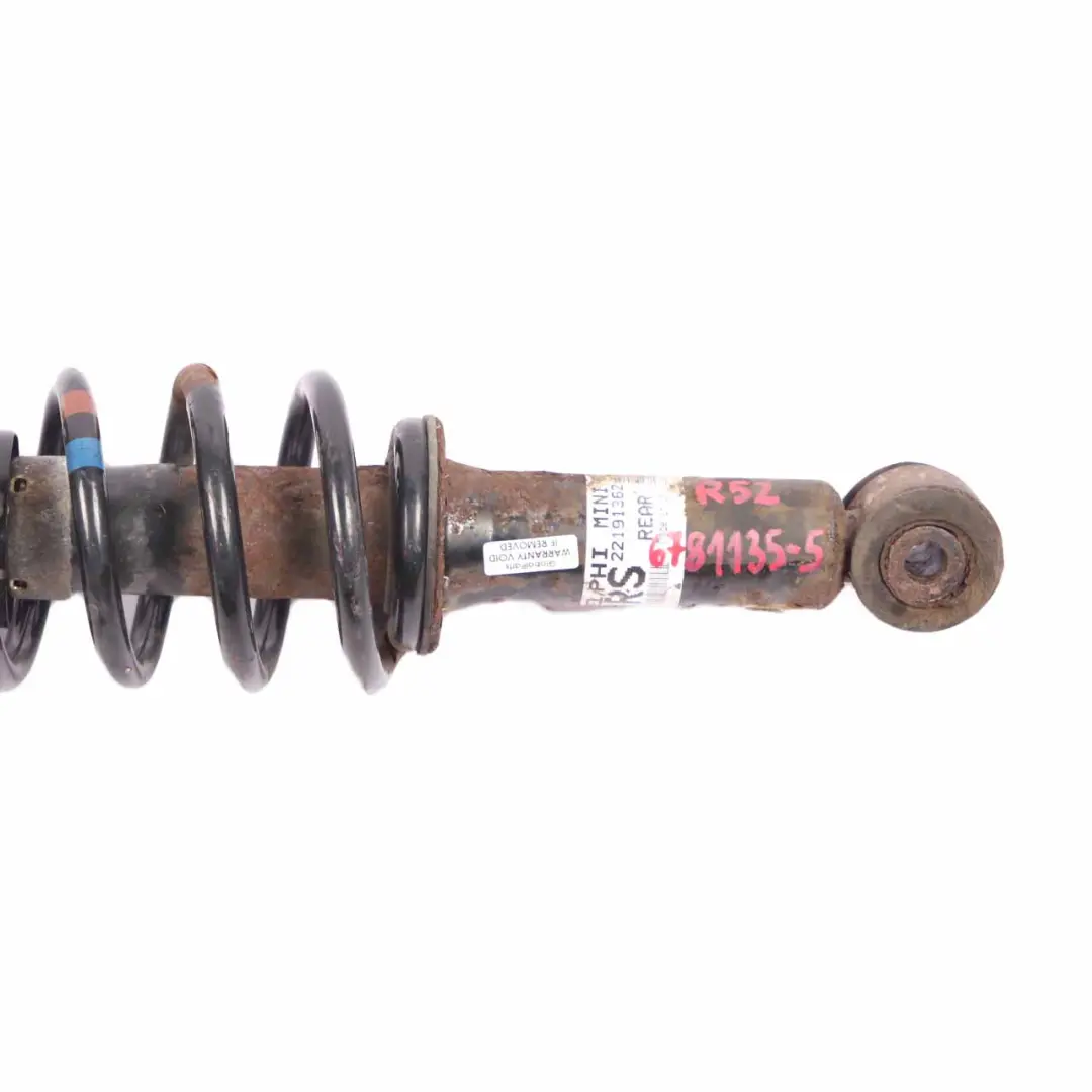 Mini R52 Cabrio Amortiguador Amortiguador Trasero Derecho Spring Strut - SKU 6781135-5 - Número de pieza 6781135