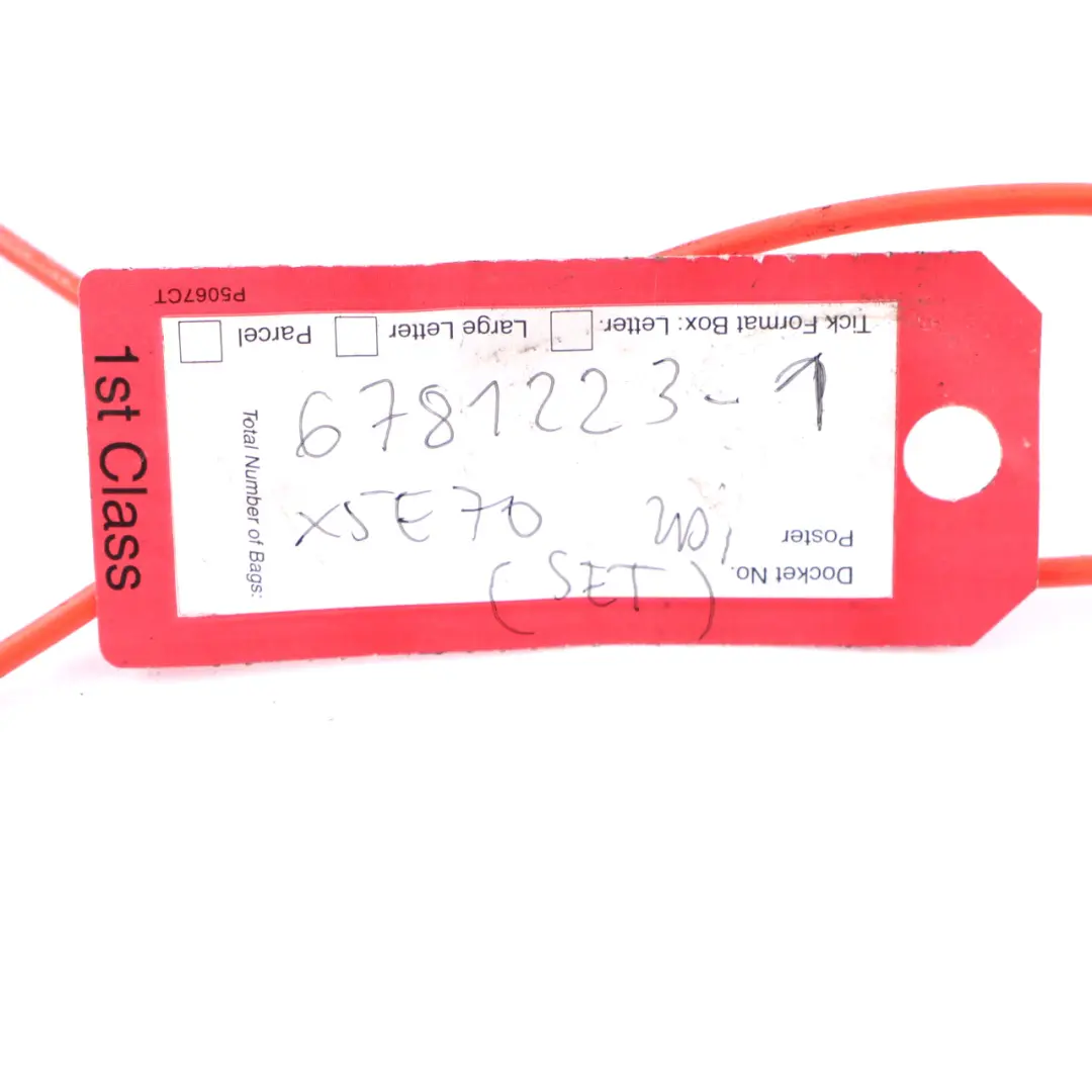 Pneumatic Suspension Cable Line Air Spring Wire Rear Left N/S to BMW X5 E70 with Part number 6781223 BMW X5 E70 Pneumatic Suspension Cable Line Air Spring Wire Rear Left N/S - SKU 6781223-1 - Part number 6781223