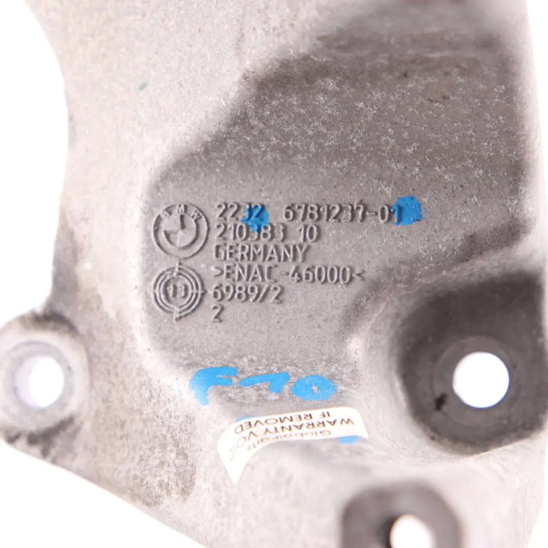 BMW F10 F11 Gearbox Support Bracket Mount Bearing Block 520i 528i N20 - SKU 6781237 - Part number 6781237