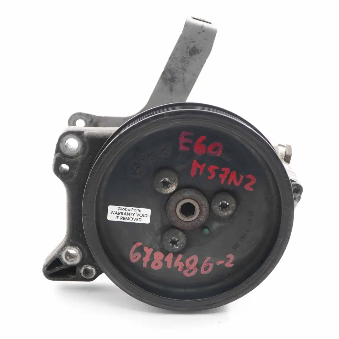 M57N2 Pompa Servosterzo Puleggia per BMW E60 E61 LCI Diesel 525d 530d 535d con numero di parte 6781486 BMW E60 E61 LCI Diesel 525d 530d 535d M57N2 Pompa Servosterzo Puleggia - SKU 6781486-2 - Numero di parte 6781486