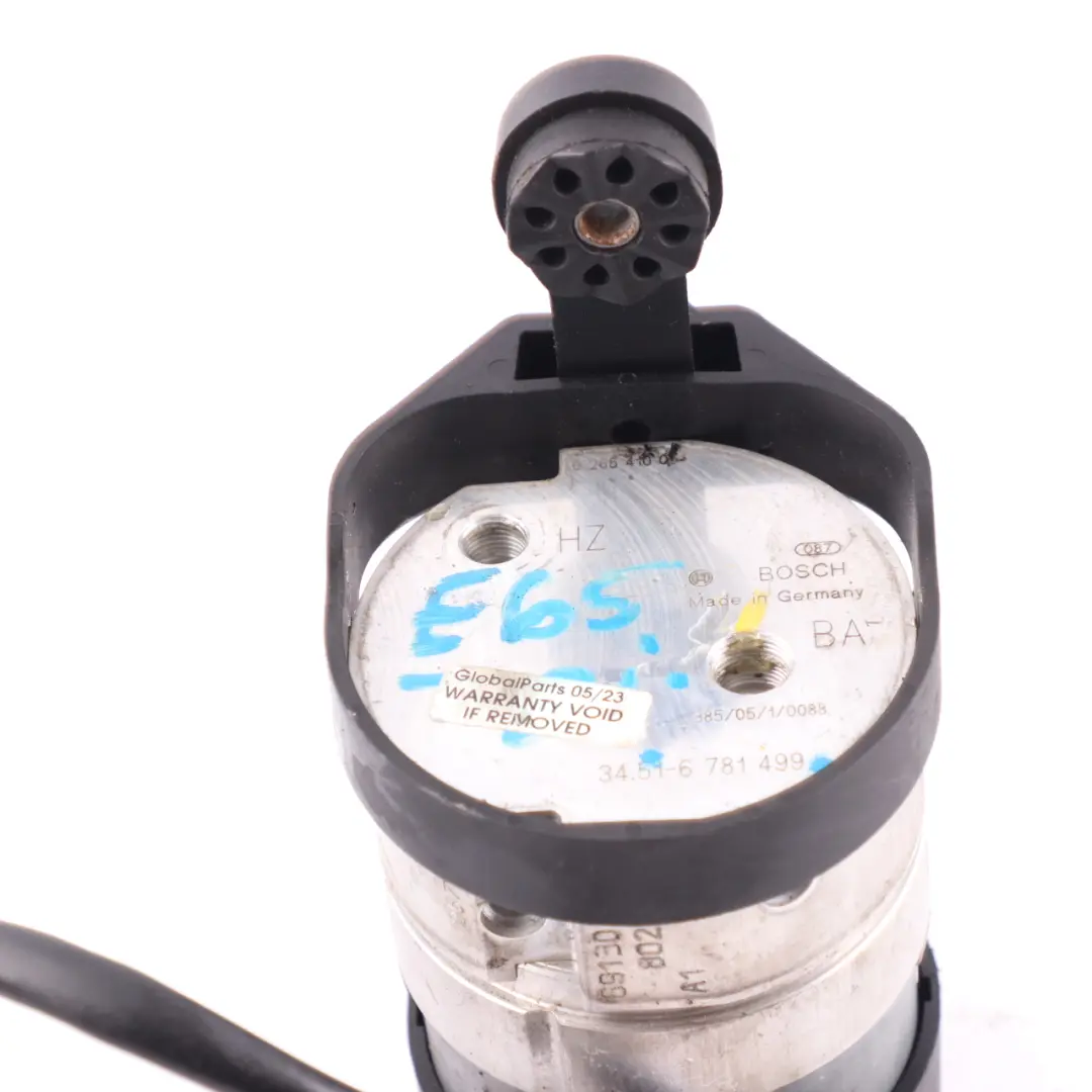DSC ABS Traction Control Brake Compressor Supply Pump to BMW E65 with Part number 6781499 BMW E65 DSC ABS Traction Control Brake Compressor Supply Pump - SKU 6781499 - Part number 6781499