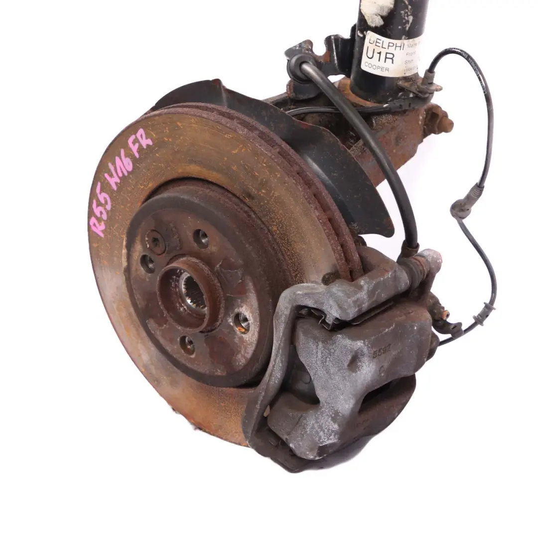 Front Right O/S Spring Strut Suspension Leg Brake to Mini R55 Clubman Cooper D W16 with Part number 6781904 Mini R55 Clubman Cooper D W16 Front Right O/S Spring Strut Suspension Leg Brake - SKU 6781904-3 - Part number 6781904