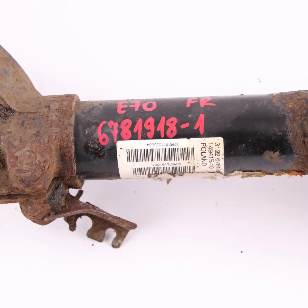 Ressort Amortisseur BMW X5 E70 Avant Droit Suspension pour à propos du numéro de pièce 6781918 Ressort Amortisseur BMW X5 E70 Avant Droit Suspension - SKU 6781918-1 - Numéro de pièce 6781918