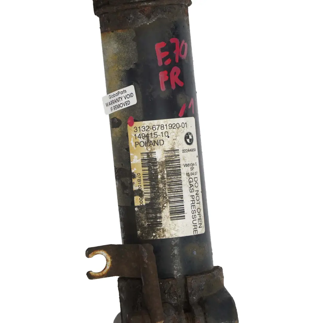 Amortyzator Sport Prawy Przód do BMW X5 E70 o numerze 6781920 BMW X5 E70 Amortyzator Sport Prawy Przód - SKU 6781920-1 - Numer Części 6781920