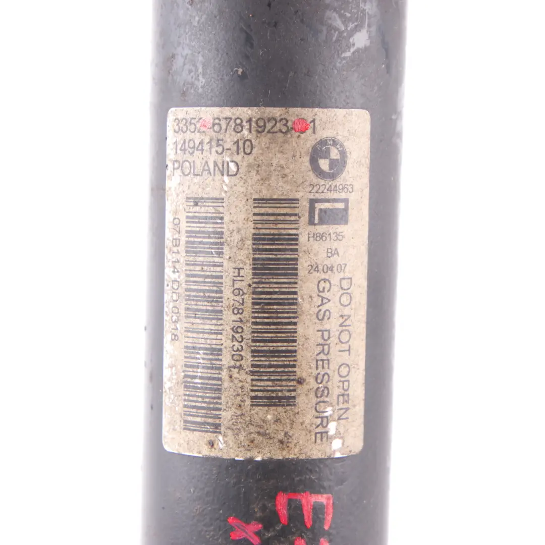 Strut BMW X5 E70 Rear Left N/S Suspension Shock Absorber to Spring with Part number 6781923 Spring Strut BMW X5 E70 Rear Left N/S Suspension Shock Absorber - SKU 6781923 - Part number 6781923