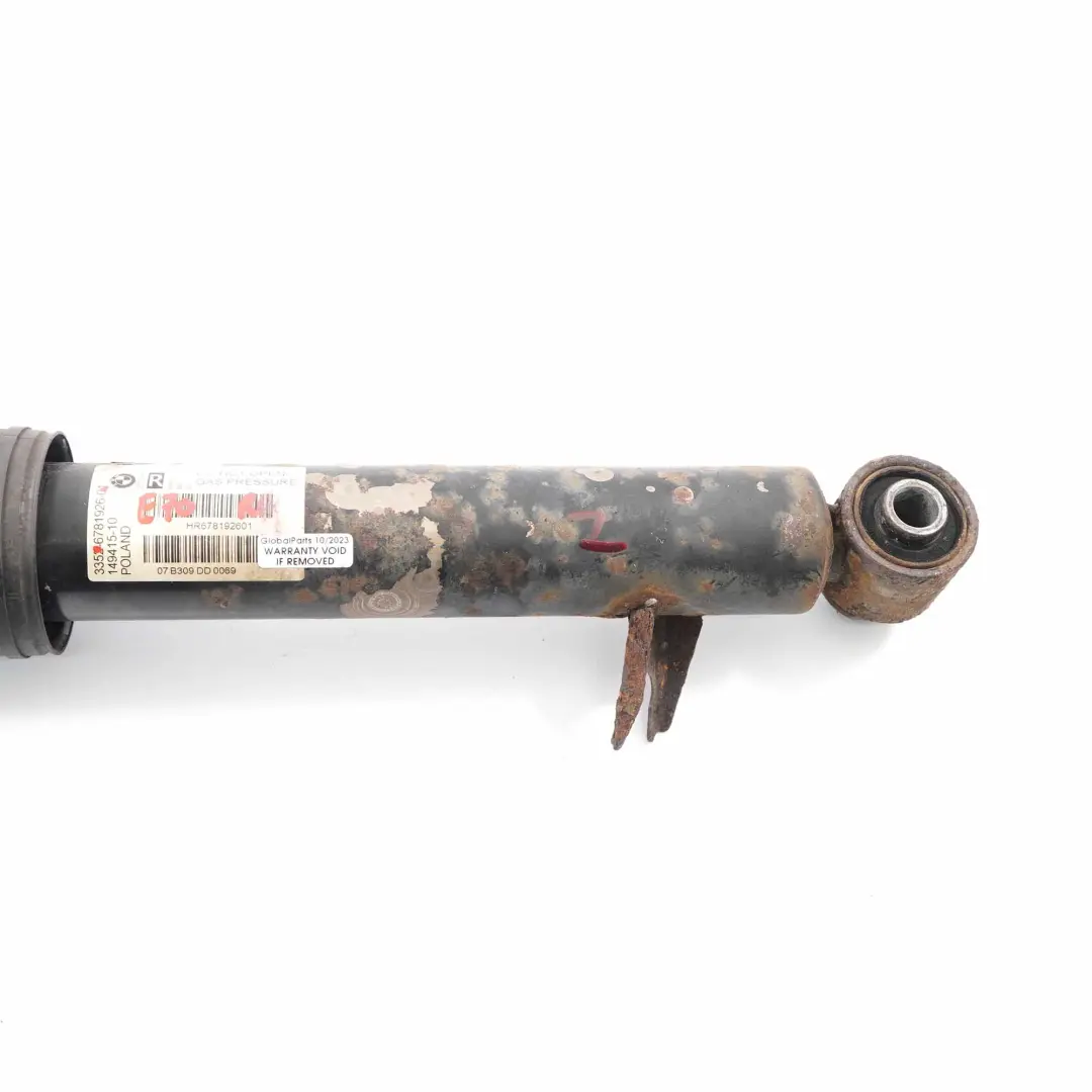 Suspension Ressort Jambe arrière droite Amortisseur pour BMW X5 E70 X6 E71 à propos du numéro de pièce 6781926 BMW X5 E70 X6 E71 Suspension Ressort Jambe arrière droite Amortisseur - SKU 6781926 - Numéro de pièce 6781926