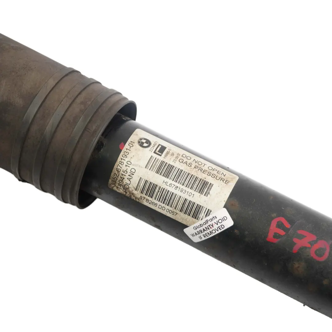 BMW X5 E70 Sport Rear Left Suspension Spring Strut Shock Absorber - SKU 6781931 - Número de pieza 6781931
